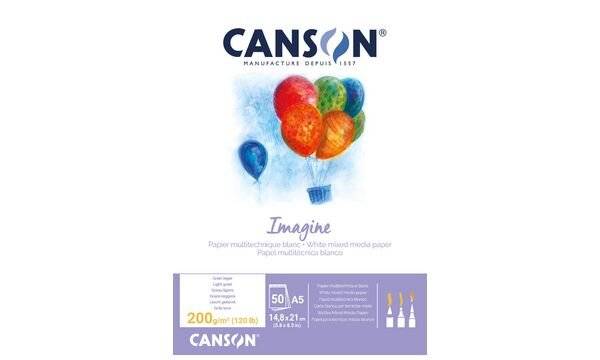 Canson Imagine - Kunstdruckpapierblock - 200 g/m² - 50 Blätter - Blatt-2