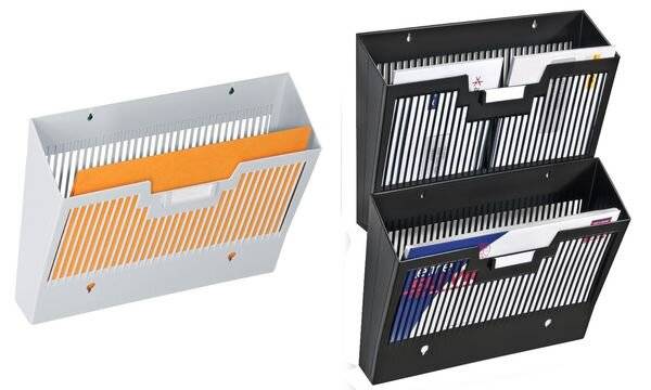 CEP Wandprospekthalter First, DIN A4, 1 Fach, grau (52535171)