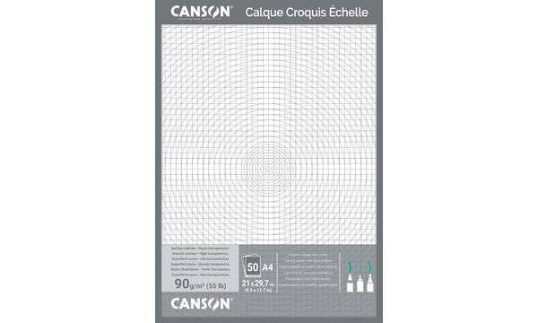 CANSON technisches Zeichenpapier, DIN A3, 90/95 g/qm (332468200)-2