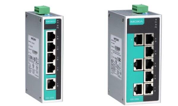 MOXA Unmanaged Industrial Ethernet Switch. 8-ports, EDS-208A (19006153)