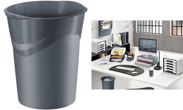 CEP Papierkorb CepPro, 14 Liter, grau (52535452)-0