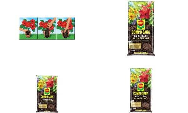 Blumenerde 10 Ltr. Compo-Sana - Artikel: 4008398111311-3
