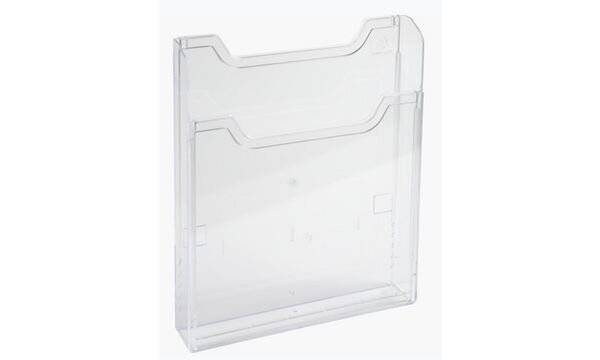 Wandprospekthalter A5 hoch 1Fach transparent-2