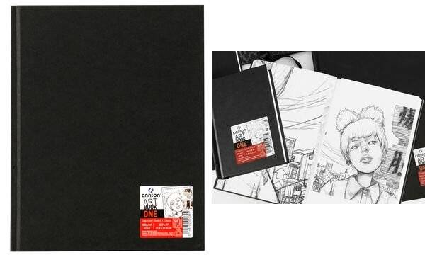 CANSON Skizzenbuch ARTBOOK ONE, DIN A4, schwarz (5290061)
