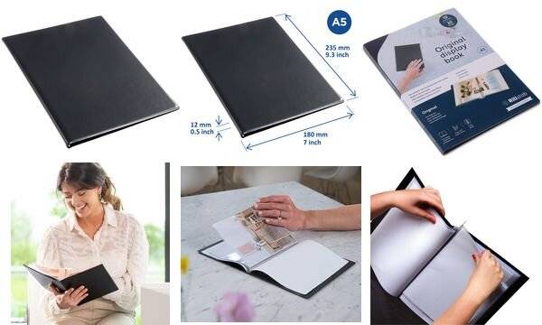 rillstab Sichtbuch "Original", DIN A5, 10 Hüllen, schwarz-1