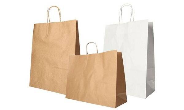 PAPSTAR Papier-Tragetasche, 410 x 350 x 140 mm, braun-1