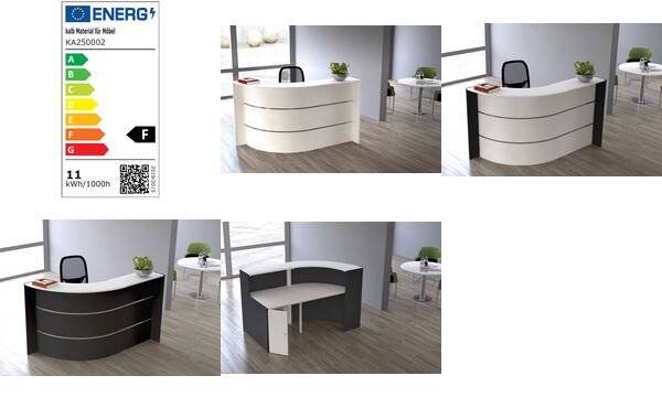 Bogen-Theke Bari BxHxT 175x112x95cm weiß-3