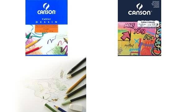 CANSON Zeichenheft, blanko, 120 g/qm, 170 x 220 mm-2