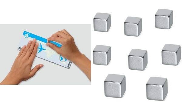 Neodym-Magnet Würfel silber 10x10x10 mm 8 Stück-2