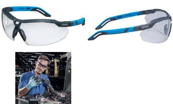 uvex 9183 91832 Schutzbrille inkl. UV-Schutz Weiß (klar) EN 166 DIN 166-6