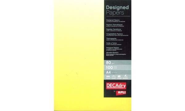 agipa Design-Papier, DIN A4, 80 g/qm, Farbverlauf gelb-2