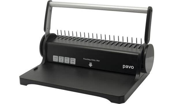 pavo Plastikbindegerät smartmaster 2, grau / schwarz (7300100)-2