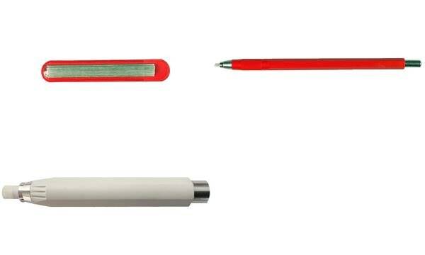 Hansa Klemmhalter 2 mm inkl. 1 Glasfasermine, rot (61000311)