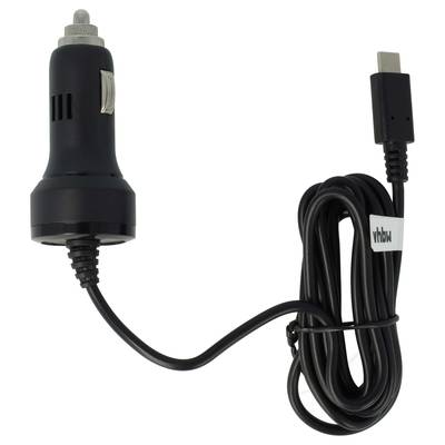 vhbw Autoladekabel USB C 12V Zigarettenanzünder Adapter 2,4 A