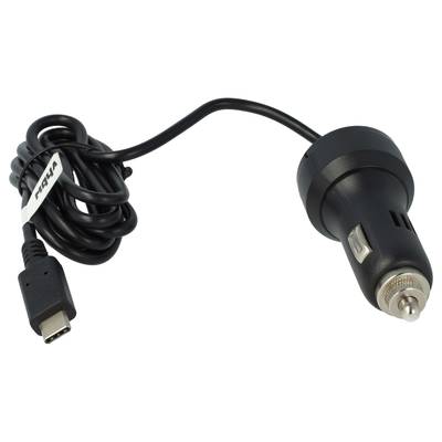 vhbw Autoladekabel USB C 12V Zigarettenanzünder Adapter 2,4 A