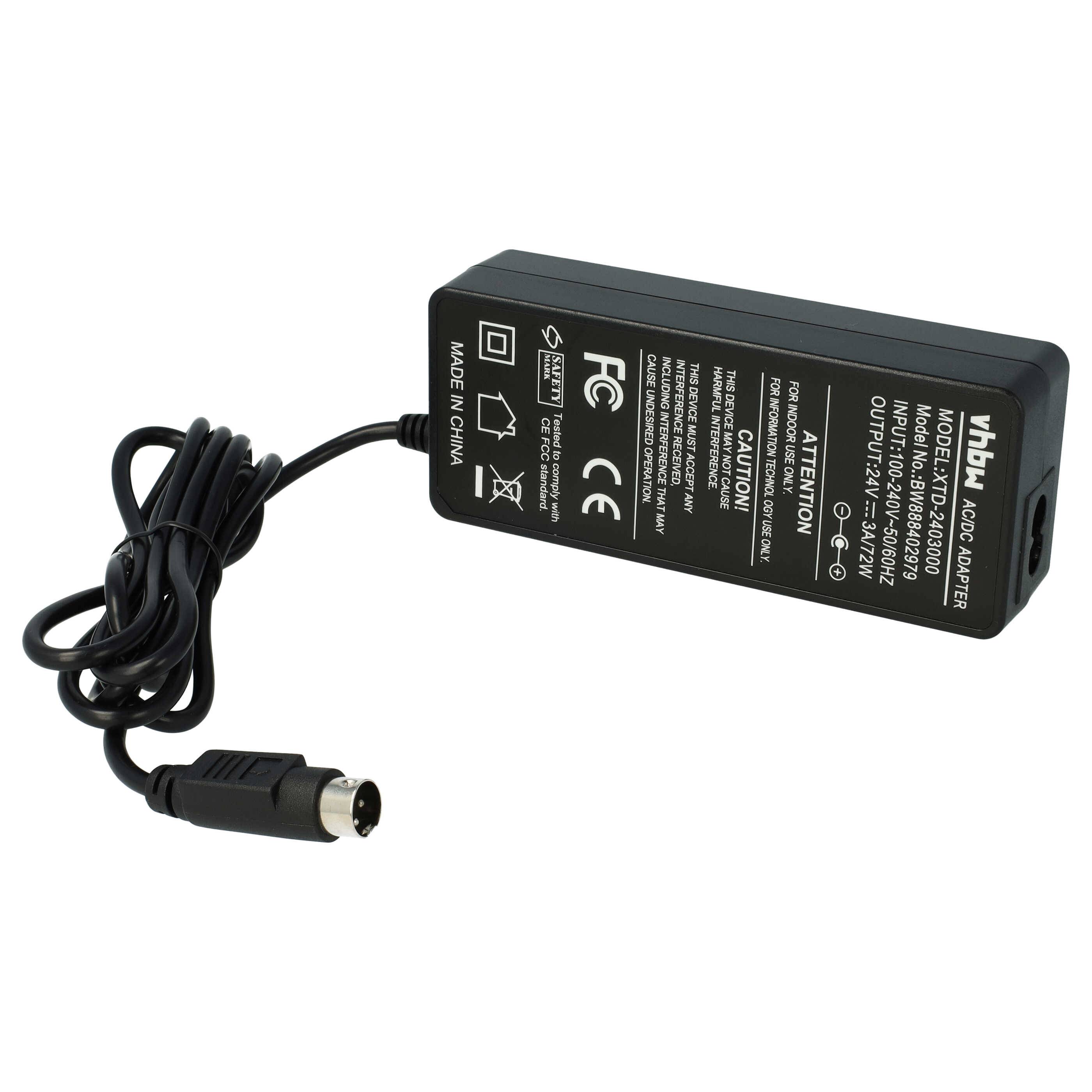 vhbw Netzteil kompatibel mit Epson TM-J7500 | TM-J7600, TM-L90, TM-T80, TM-T80P, TM-T88-II Drucker, Bondrucker - 230 cm-2