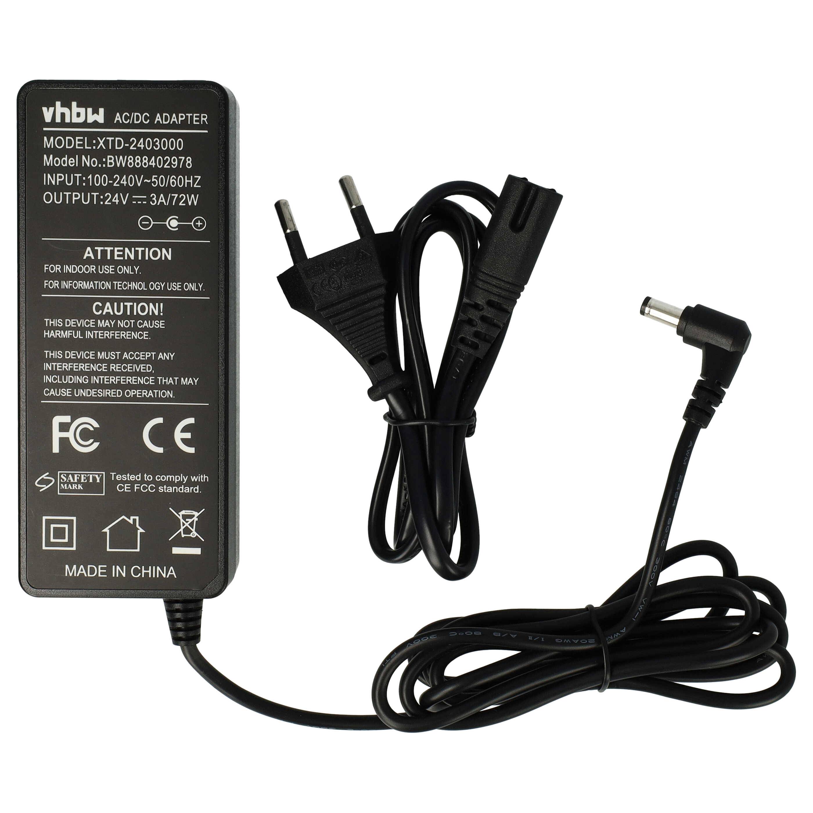 vhbw Netzteil kompatibel mit Intermec EasyCoder PC4 Cincon Drucker | Etikettendrucker - 230 cm - Ersatz für Cincon-0