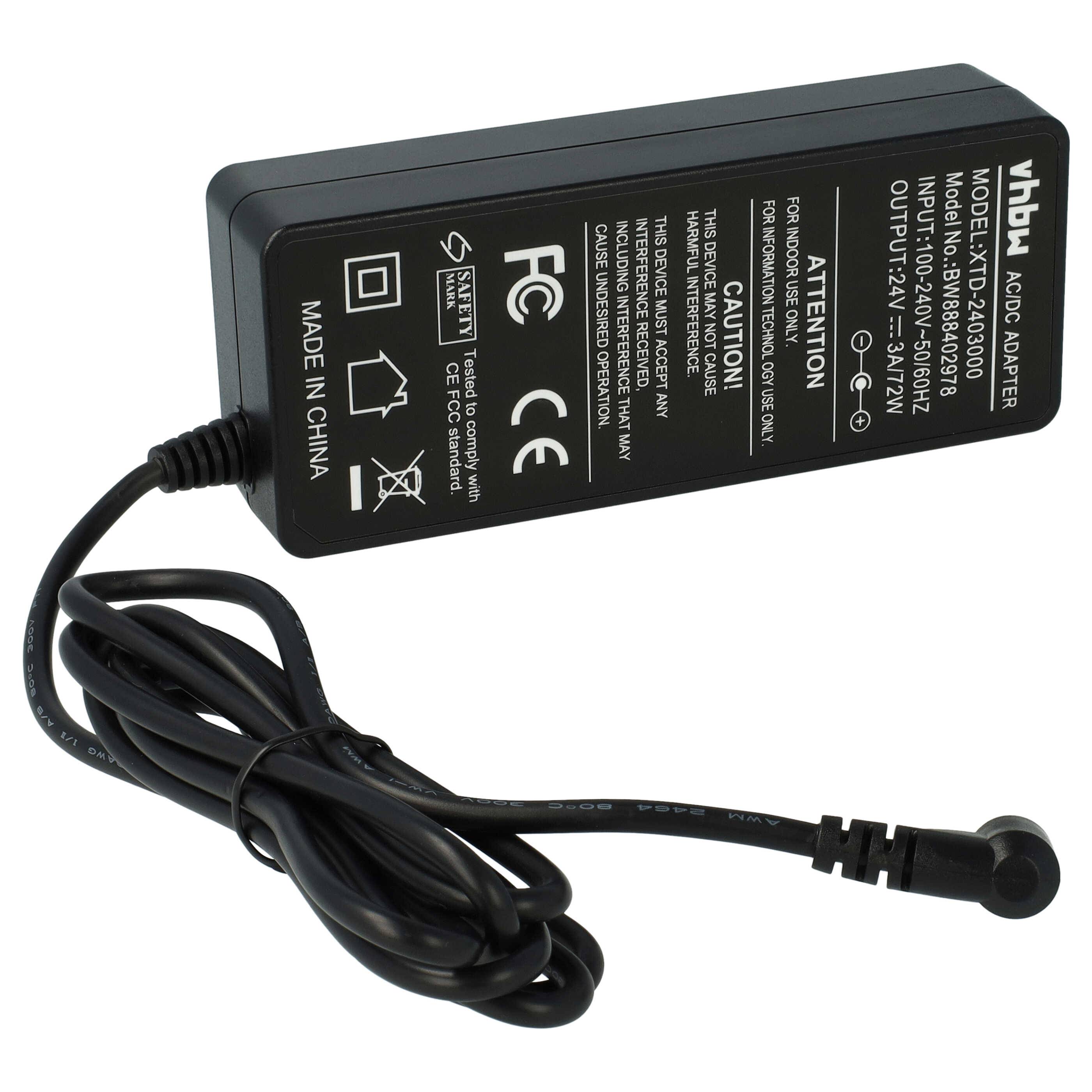 vhbw Netzteil kompatibel mit Intermec EasyCoder PC4 Cincon Drucker | Etikettendrucker - 230 cm - Ersatz für Cincon-3