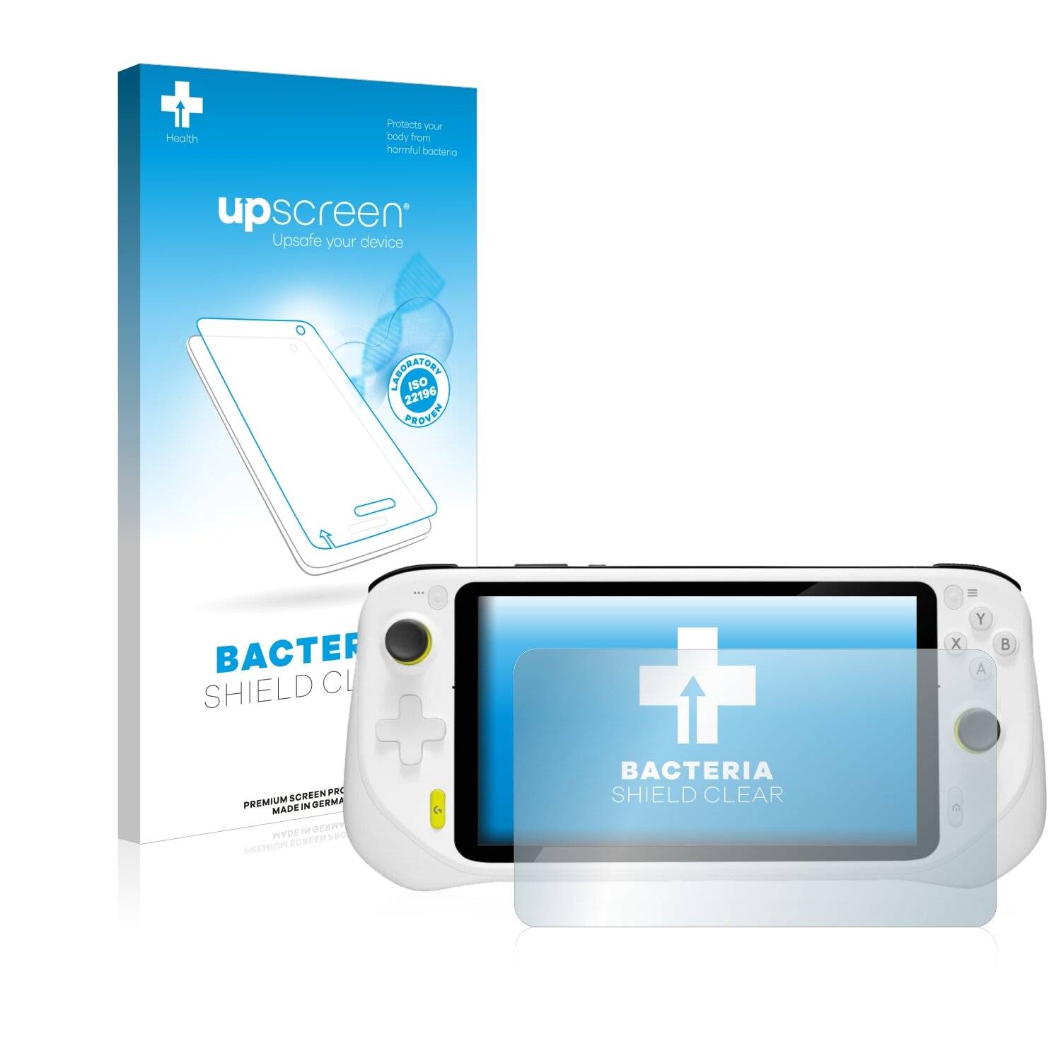 upscreen Schutzfolie für Logitech G Cloud Antibakterielle Folie Klar Anti-Kratzer-0