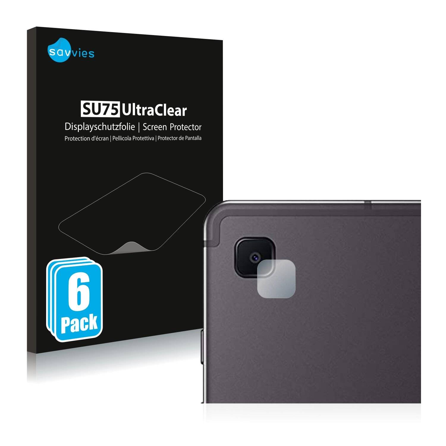 6x Savvies SU75 Displayschutzfolie für Samsung Galaxy Tab S6 Lite LTE 2022 (NUR-0