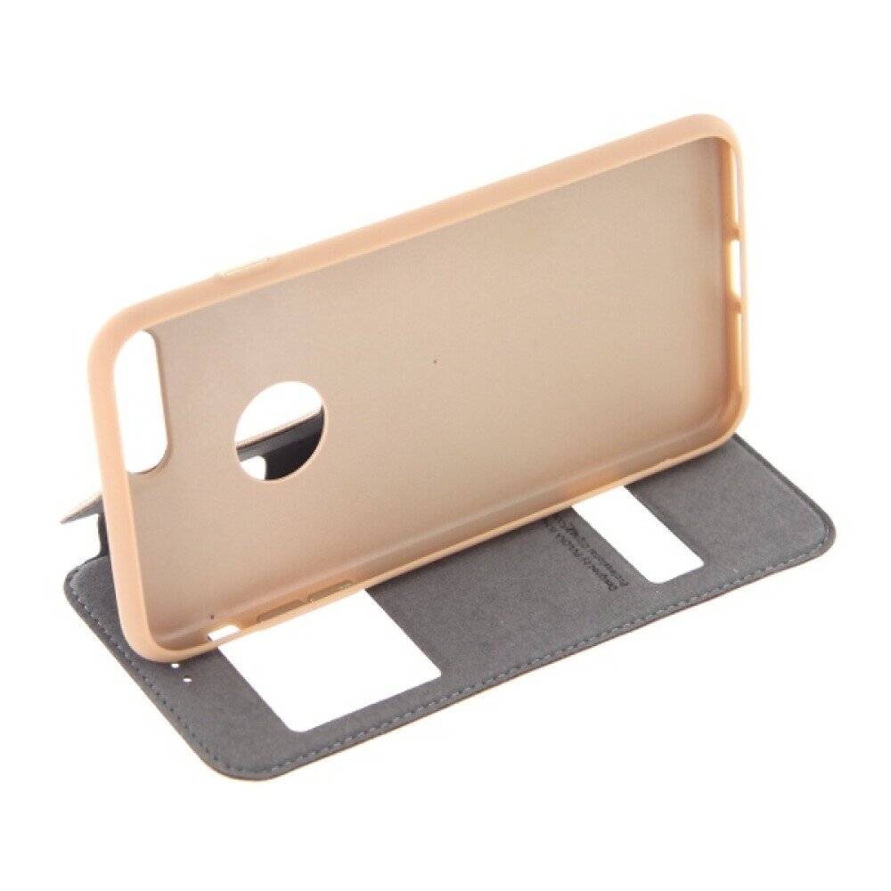 Puloka Flip Hülle für iPhone 7 Plus gold-2