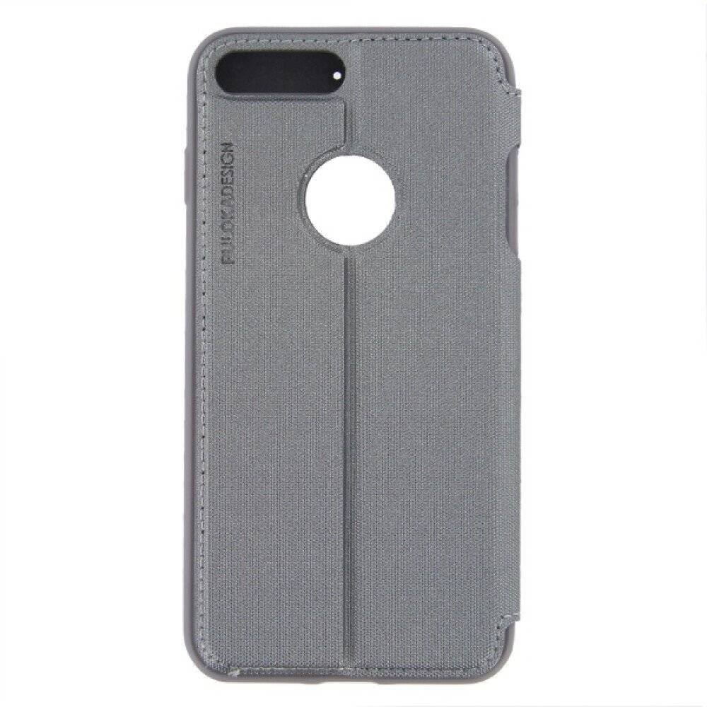 Puloka Flip Hülle für iPhone 7 Plus grau-1