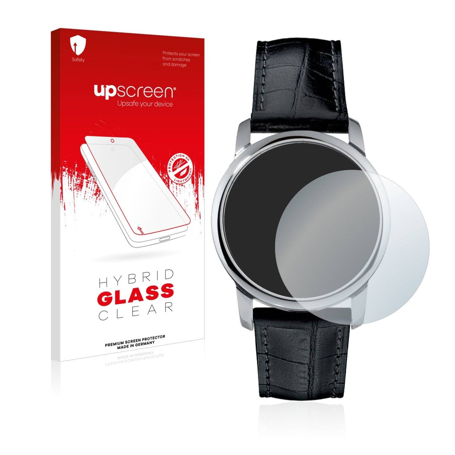 upscreen Hybrid Glass Clear Premium Schutzglas Folie für Junghans-0