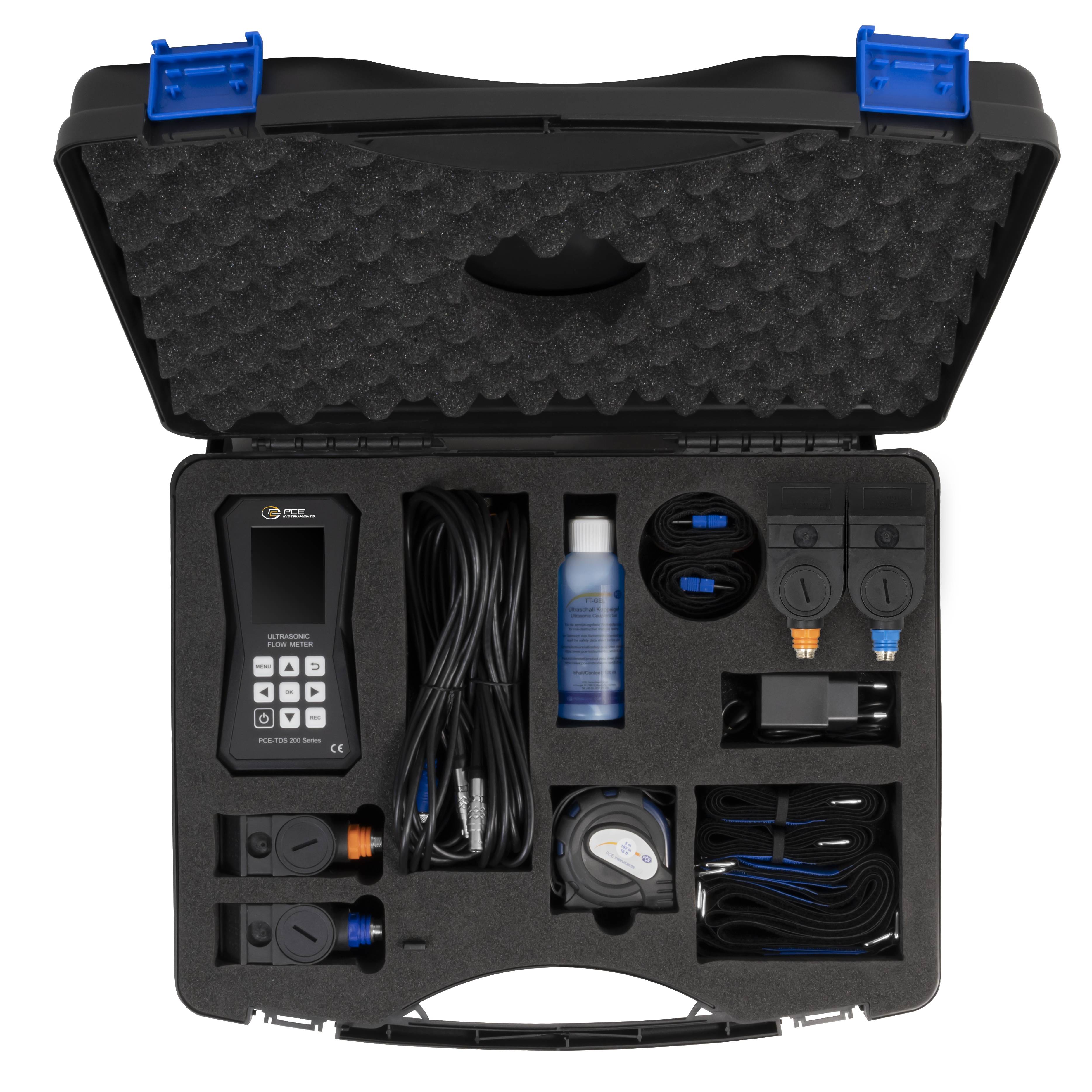 PCE Instruments Ultraschall-Durchflussmessgerät PCE-TDS 200+ ML |Sensor-Set|inkl. Wärmemengenmessung |32 GB Datenlogger-6