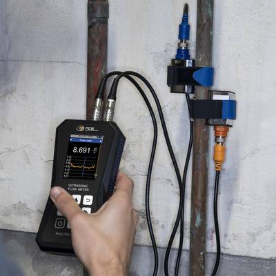 PCE Instruments Ultraschall-Durchflussmessgerät PCE-TDS 200 SM mit Durchflusssensoren Rohrgröße: 20-108 mm / 50-700 mm-5