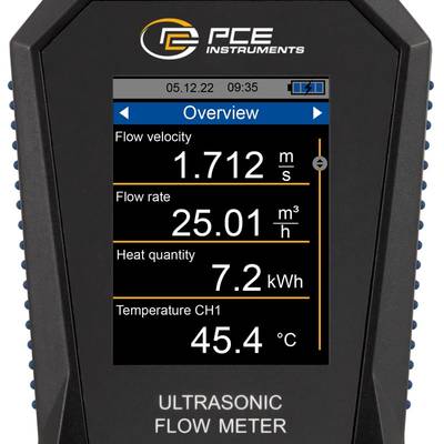 PCE Instruments Ultraschall-Durchflussmessgerät PCE-TDS 200 SM mit Durchflusssensoren Rohrgröße: 20-108 mm / 50-700 mm-3