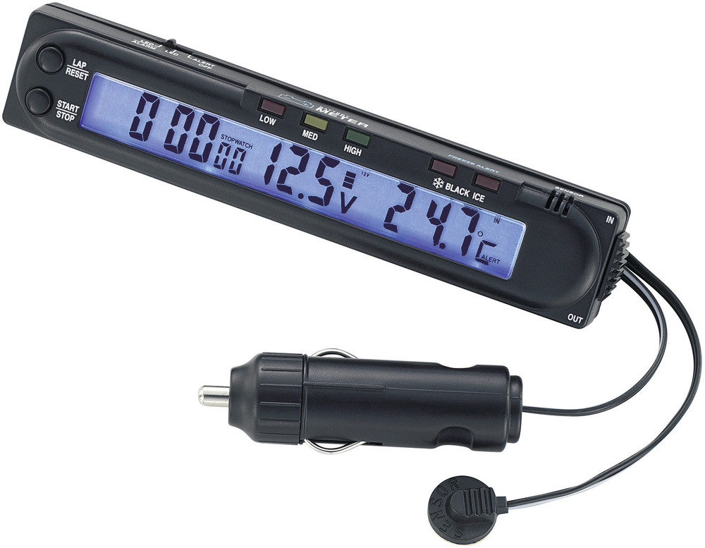 Thermometer Aufbau, Stoppuhr, Eiswarner, Innentemperatur