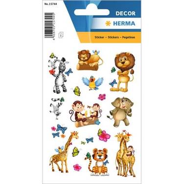 Sticker Dschungel 3 Blatt