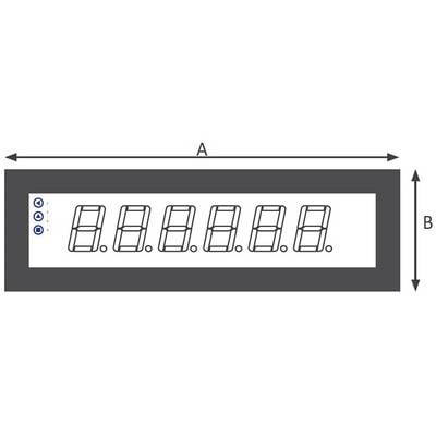 PCE Instruments Einbauanzeige PCE-BPD-P-66D-0