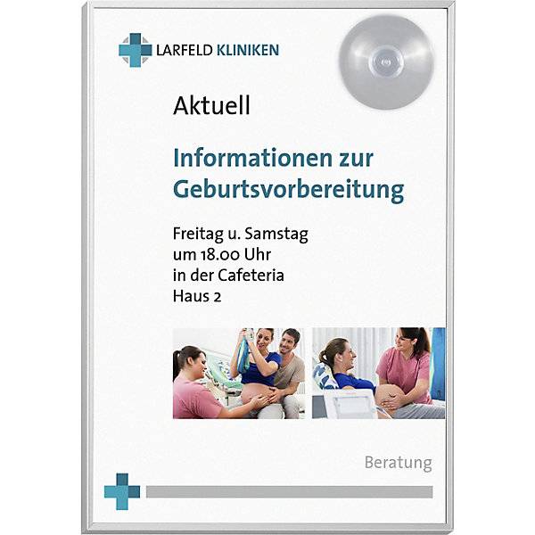 MADRID Silver Line Vario Türschild Kunststoff entspiegelt für Format DIN A5. Moedel GmbH | Schilderfabrikation