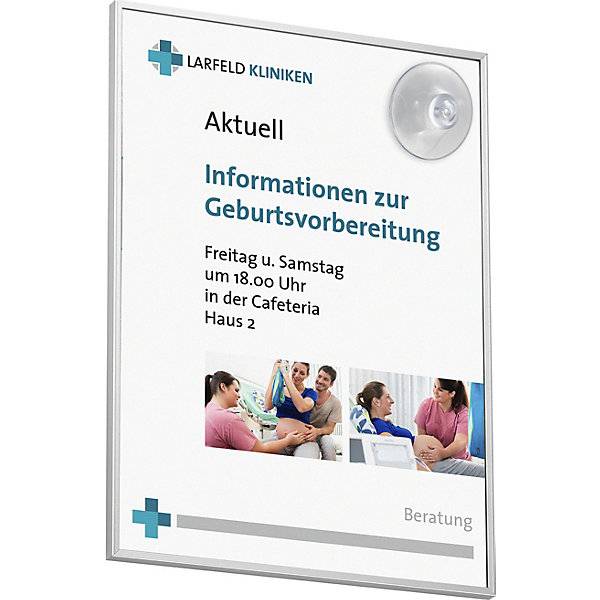 MADRID Silver Line Vario Türschild Kunststoff entspiegelt für Format DIN A5. Moedel GmbH | Schilderfabrikation-2