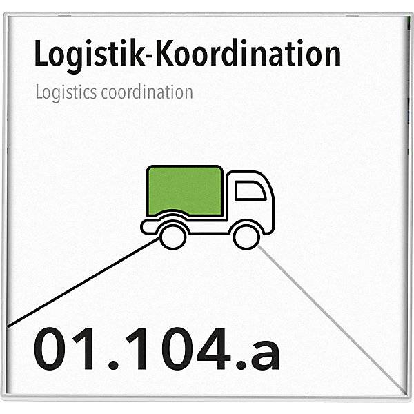 KAIRO Easy Türschild für Format 150 x 150 mm weiß VE 5 Stk. Moedel GmbH | Schilderfabrikation 68641349-3