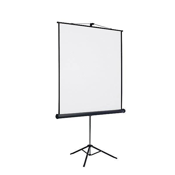 Stativ-Lichtbildwand Bildwandformat 4 : 3 Bildfläche BxH 1970 x 1470 mm. Smit Visual Supplies BV 51103849