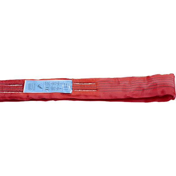 Rundschlinge Tragfähigkeit einfach direkt 5000 kg VE 2 Stk rot Länge gestreckt 1500 mm. FS-Hebetechnik GmbH