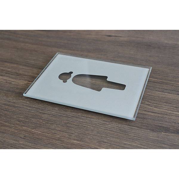 Türschild Piktogramm WC HxB 148 x 105 mm selbstklebend Damen. Moedel GmbH | Schilderfabrikation 68639849-0