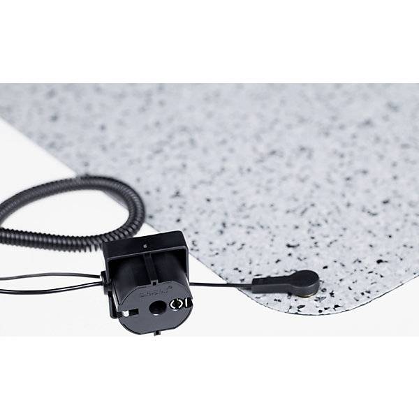 ESD-Bodenschutzmatte YOGA FLAT für harte Böden und Niederflorteppich BxT 1300 x 1200 mm. RS Office Products-1