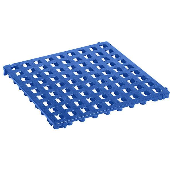 Kunststoff-Bodenrost Polyethylen 500 x 500 mm Standard VE 20 Stk blau. Clippy GmbH 25800849-0