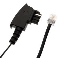 Telefonkabel - TAE-F (M) - 3 m - Schwarz-0