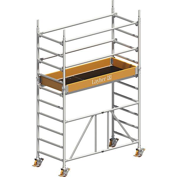 Alu-Klappgerüst ZIFA Plattform 180 x 075 m Gerüsthöhe 283 m. Layher 68201549