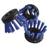 Rundbürste für Ringgummimatten Kunststoff VE 10 Stk schwarz/blau. Miltex GmbH 68471149