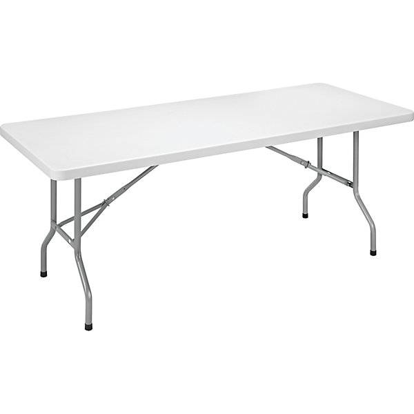 Klapptisch mit Kunststoffplatte Höhe 740 mm BxT 1830 x 760 mm. SODEMATUB NAUDIN 97063449-0