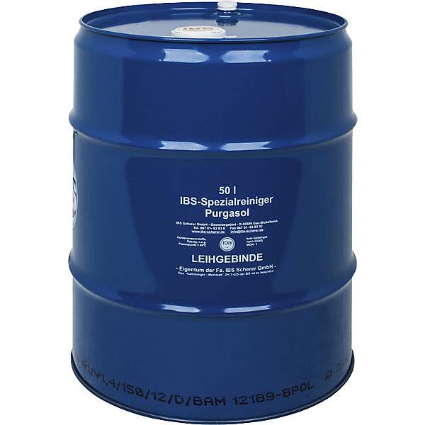 Spezialreiniger PURGASOL für Öl- und Fettverschmutzungen 50-l-Fass. IBS Scherer GmbH 68930149-0
