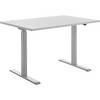 Schreibtisch elektrisch höhenverstellbar gerade BxT 1200 x 800 mm lichtgrau/grau. Topstar GmbH 67846149