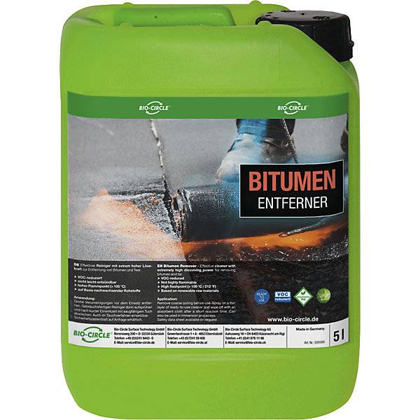Bitumenentferner 5-l-Kanister mit hoher Lösekraft. Bio Circle Surface Technology GmbH 72672949