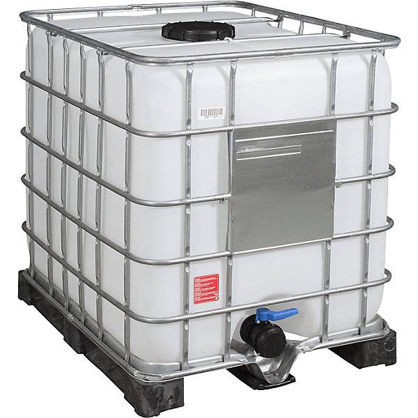 IBC-Container RECOBULK Volumen 1000 l auf PE-Palette NW Öffnung 225 mm / NW Auslauf 80 mm. Denios SE 72600049-3
