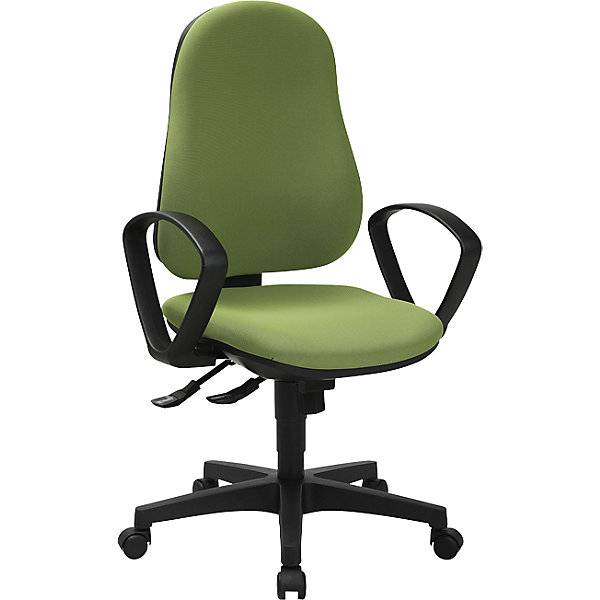 Bürostuhl SUPPORT SY mit Armlehnen Synchronmechanik salbei. Topstar GmbH 72404249-0